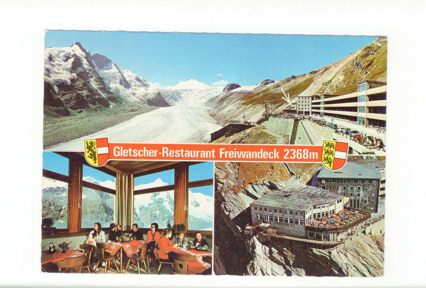 Ansichtskarte Gletscher-Restaurant Freiwandeck / Österreich
