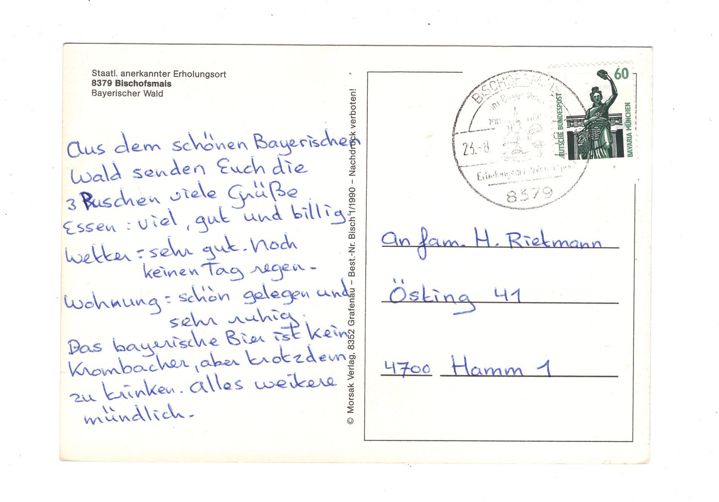 Ansichtskarte Rund um Bischofsmais / Bayerischer Wald