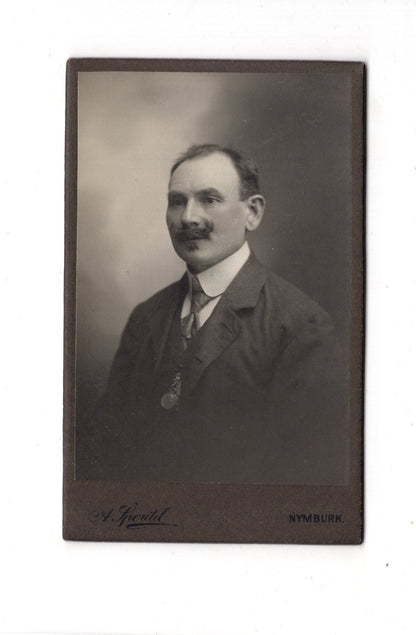 Fotografie Herrenportrait - Nymburg 1915 / CDV C1-21