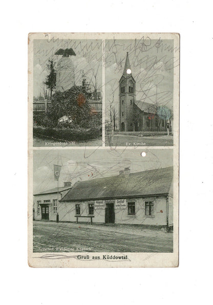 Ansichtskarte / Feldpost / Küddowtal Motylewo - Schneidemühl 1939