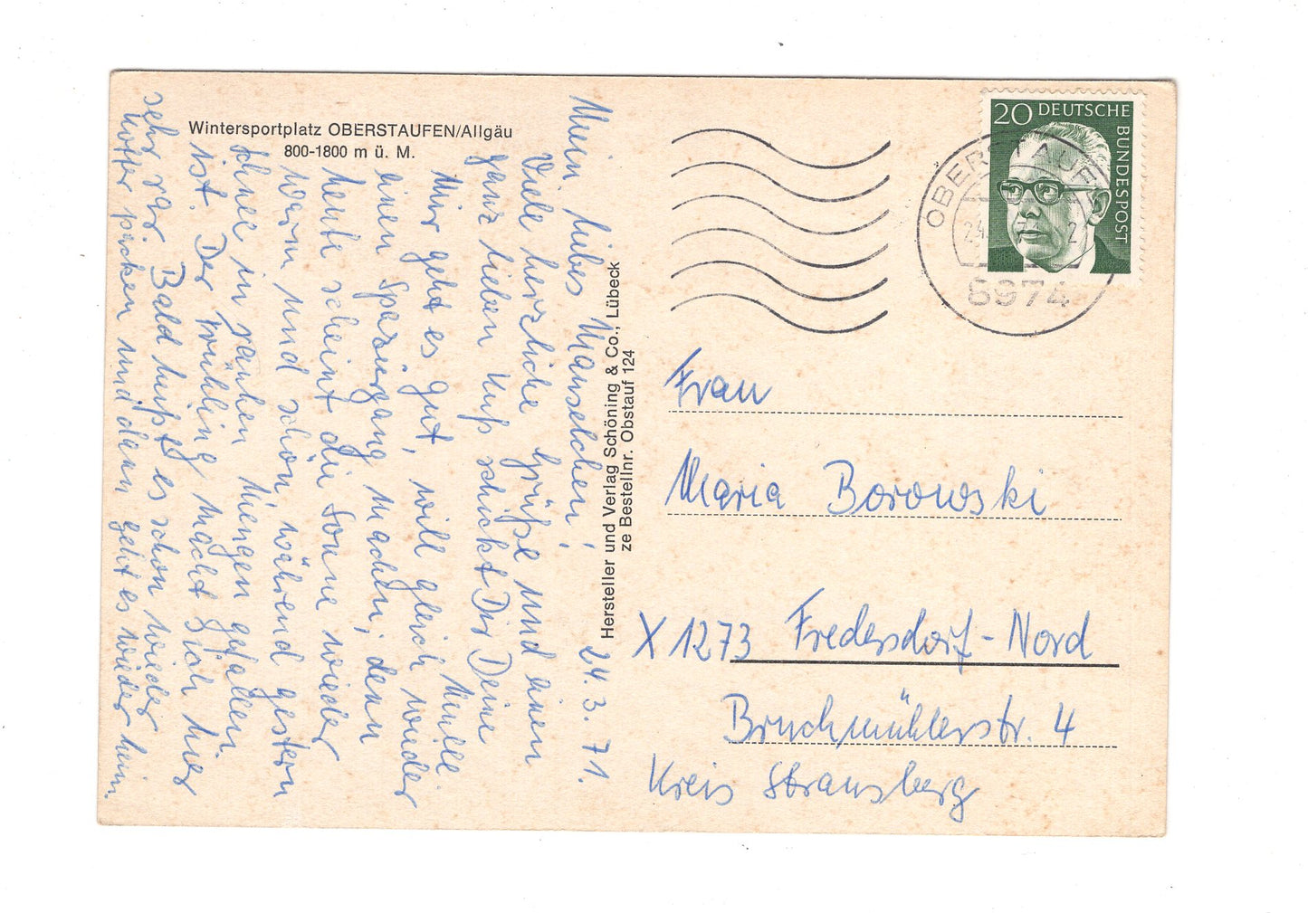 Ansichtskarte Oberstaufen / Allgäu / H1-55