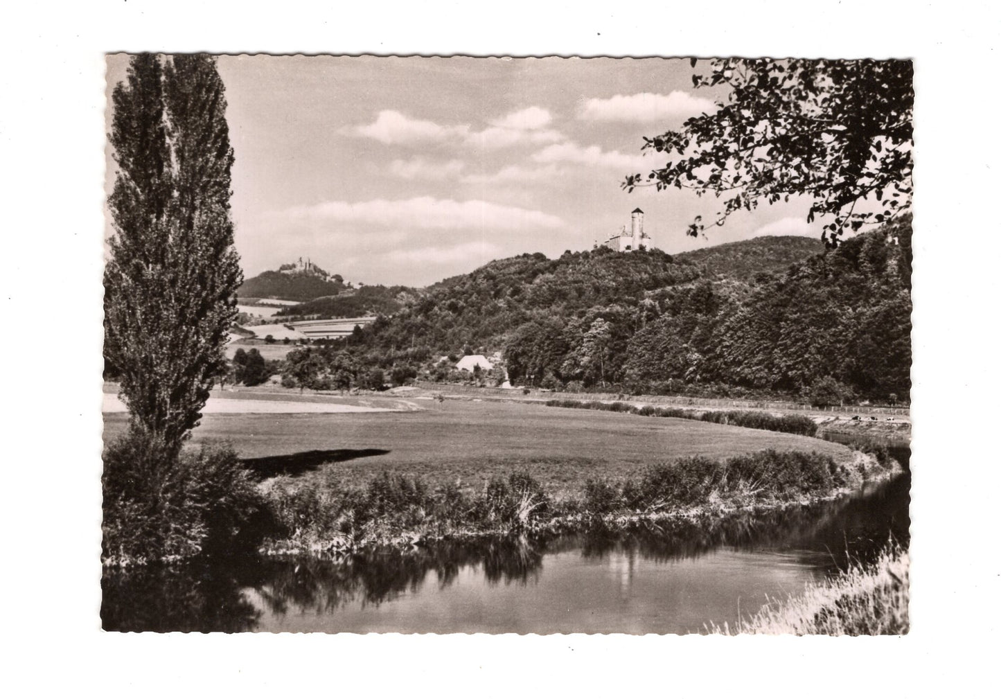 Ansichtskarte Werratal mit Jugendherberge Ludwigstein