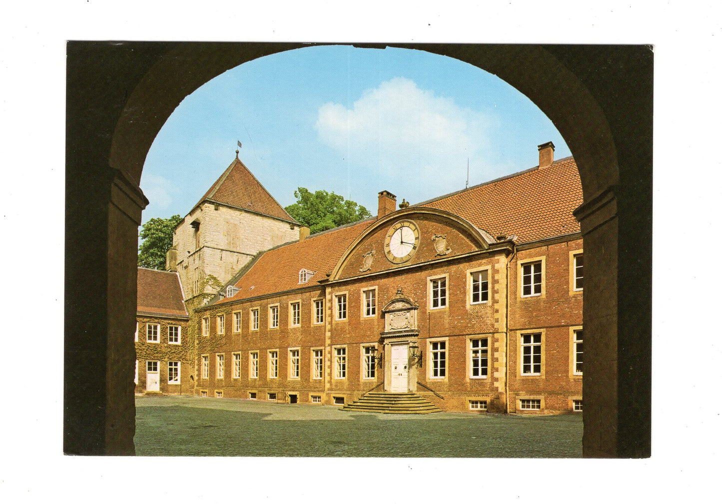 Ansichtskarte Rheda-Wiedenbrück / Schloss - Innenhof