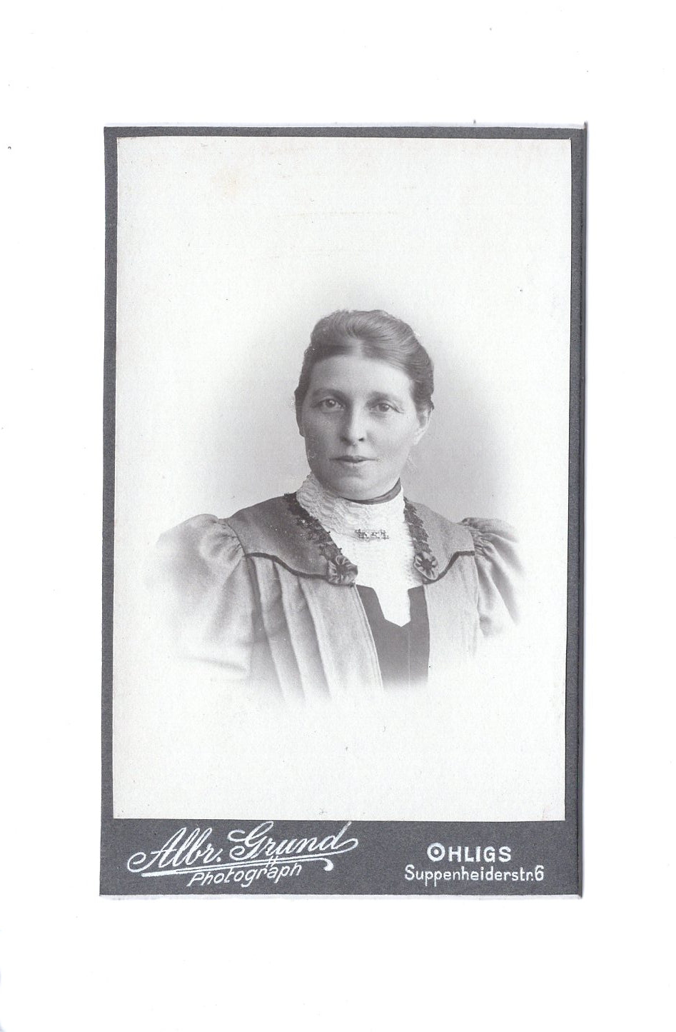 Fotografie Damenportrait - Ohligs 1900er