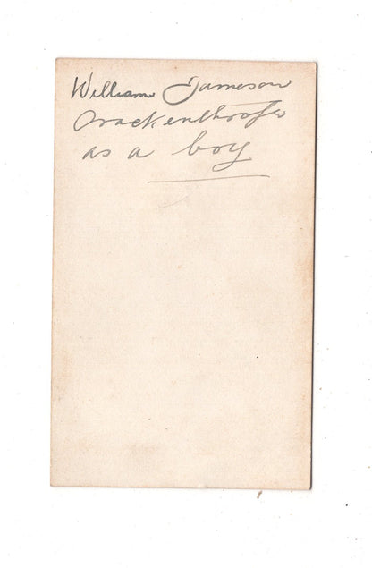 Fotografie Feiner Junge / benannt - unbekannter Ort 1860er / CDV M1-26