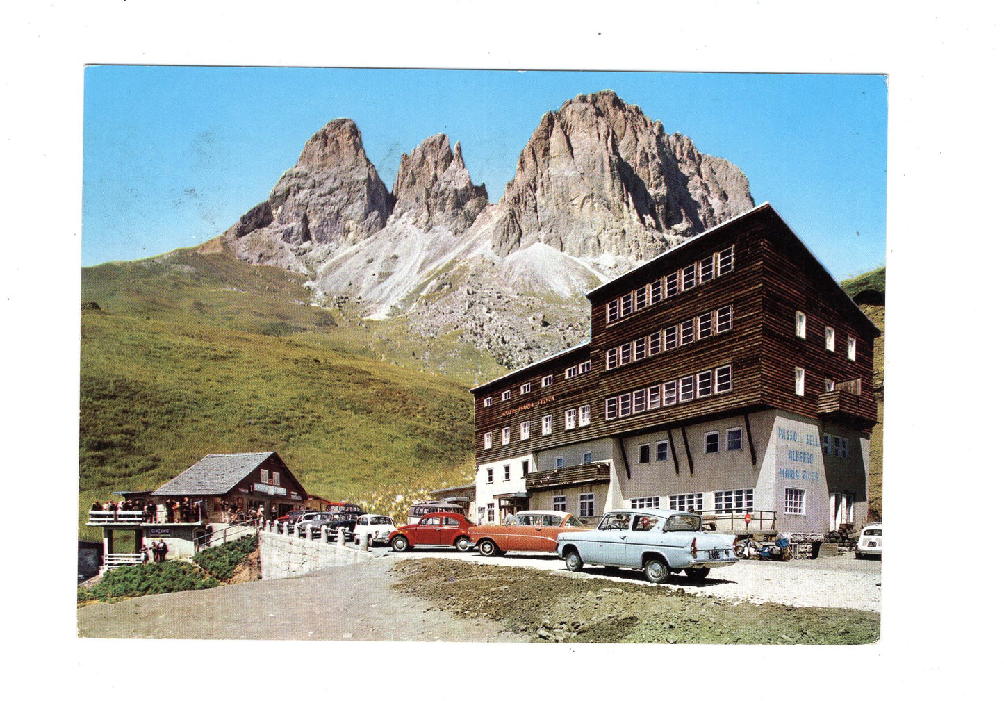 Ansichtskarte Sellajoch / Langkofelgruppe / Italien