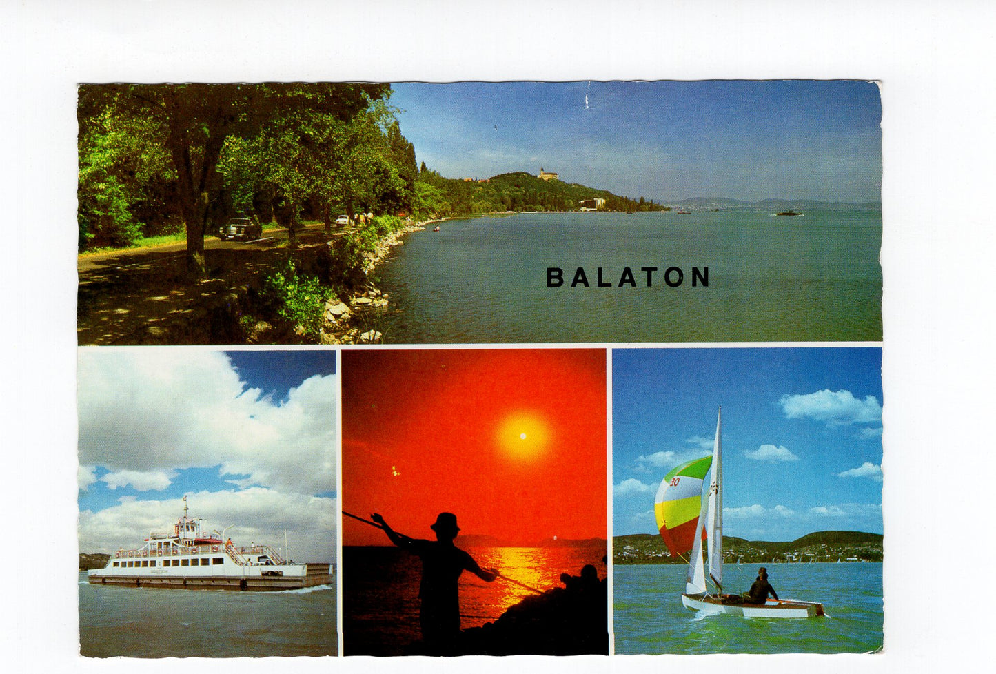 Ansichtskarte Balaton / Plattensee / Ungarn