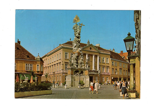 Ansichtskarte Baden bei Wien / Hauptplatz / Österreich