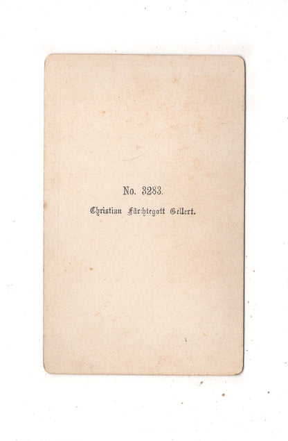 Fotografie Kunst / Christian Fürchtegott Gellert - 1870er