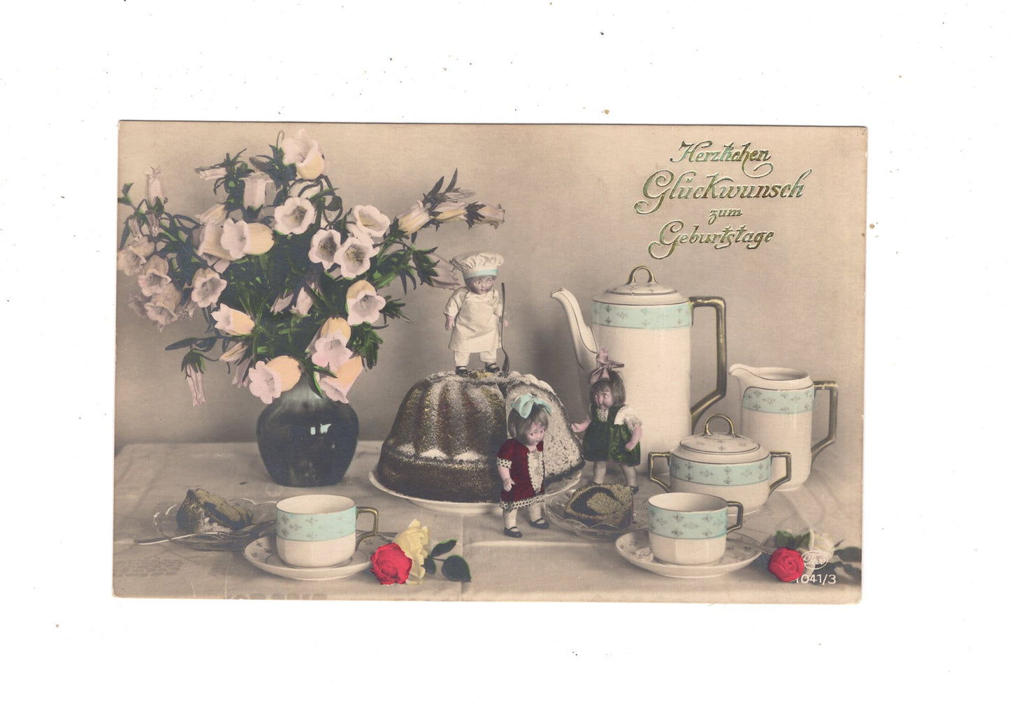 Ansichtskarte Glückwünsche / Glückwunsch zum Geburtstag / L1-57