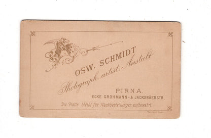 Fotografie Schönes Kinderbild / Baby - Pirna um 1890 / CDV N1-09