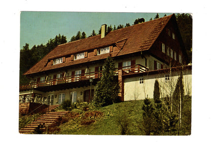 Ansichtskarte Höhengaststätte Burghalde / Alpirsbach / mittl. Schwarzwald