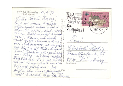 Ansichtskarte Bad Wörishofen / Kneippkurort