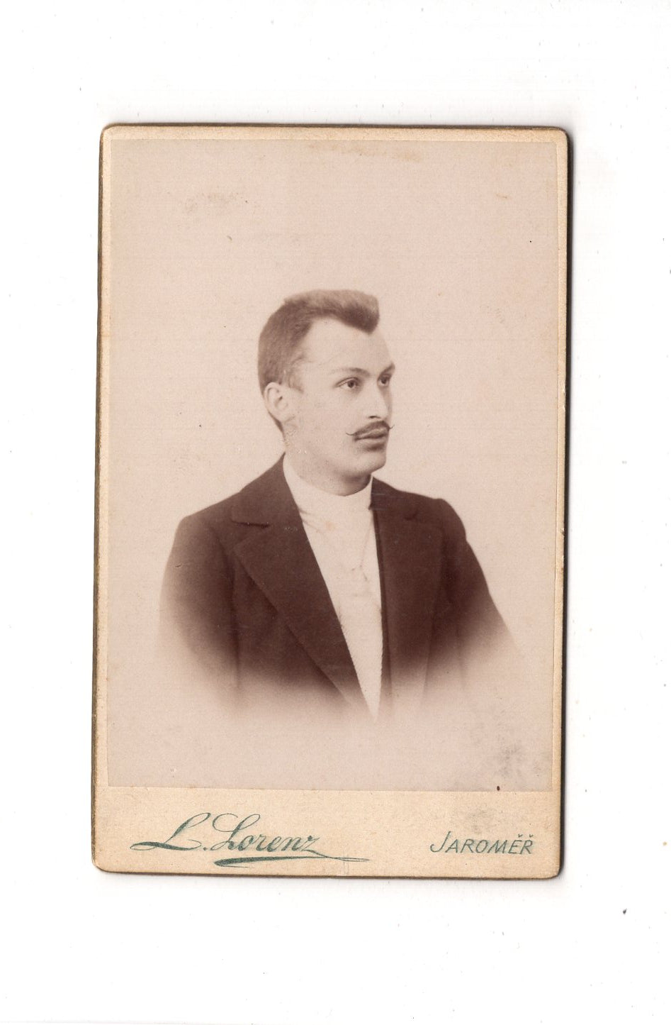 Fotografie Herrenportrait - Jaromer 1890er / CDV C1-21