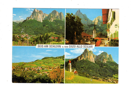 Ansichtskarte Seis am Schlern / Italien