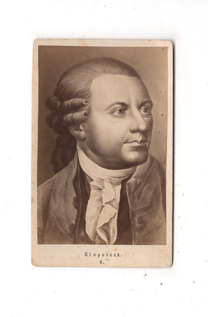 Fotografie Kunst / Friedrich Gottlieb Klopstock - 1870er