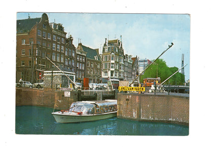 Ansichtskarte Amsterdam / Haarlemmersluizen / Niederlande / M1-69