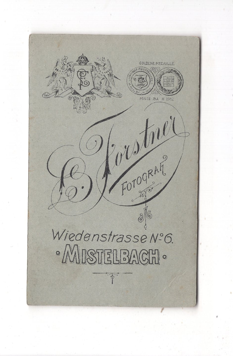 Fotografie Feiner Junge - Mistelbach 1910er / CDV M1-26