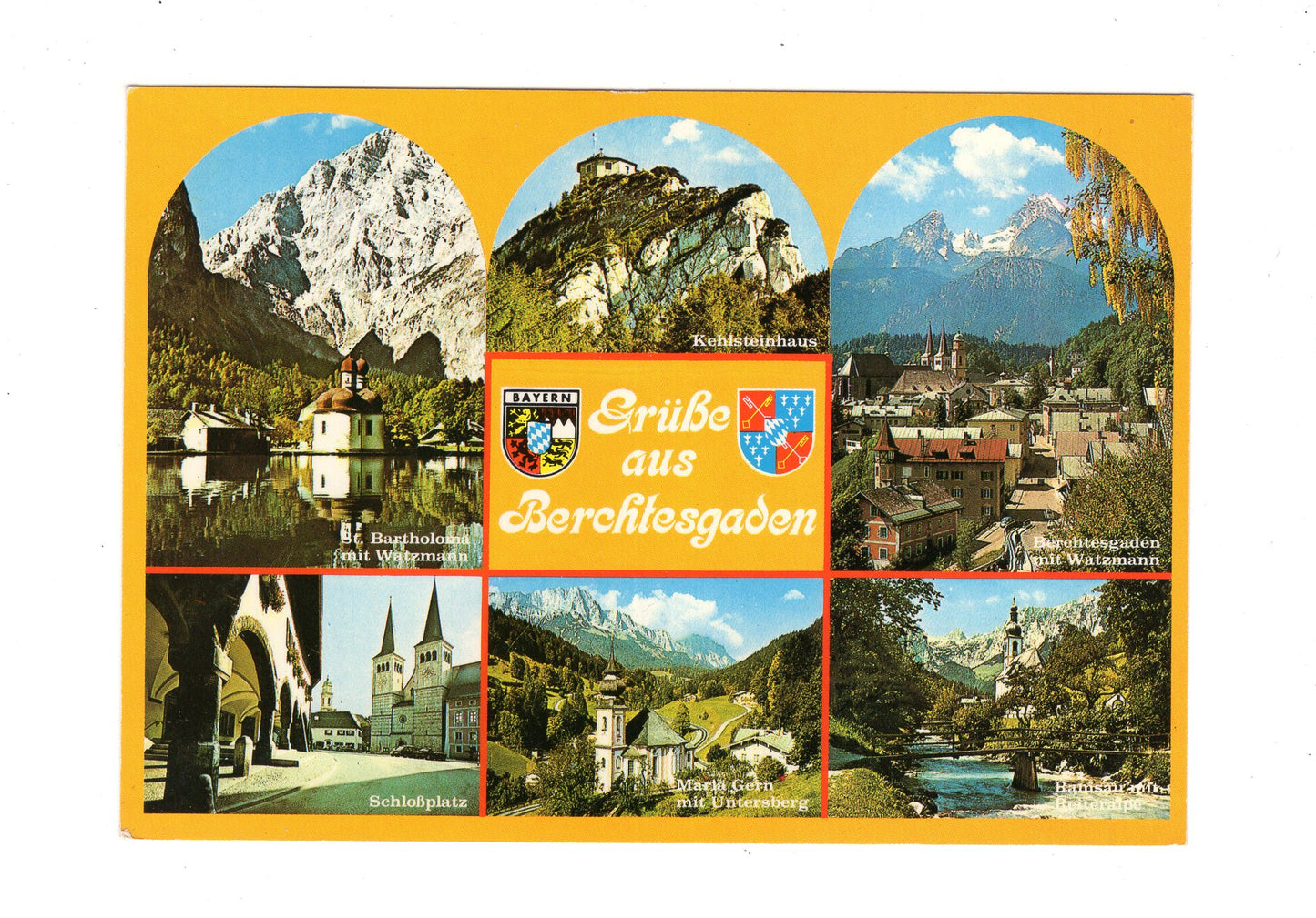 Ansichtskarte Berchtesgaden / Schlossplatz +++