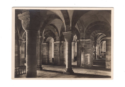 Ansichtskarte Dom zu Speyer / Mittelteil der Krypta