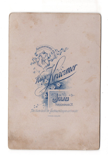 Fotografie Feine Dame - Iglau Jihlava um 1890er / CAB W-23