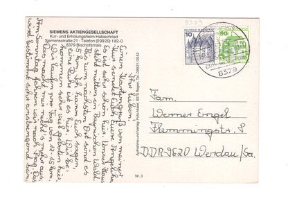 Ansichtskarte Siemens AG / Erholungsheim Habischried / Bischofsmais