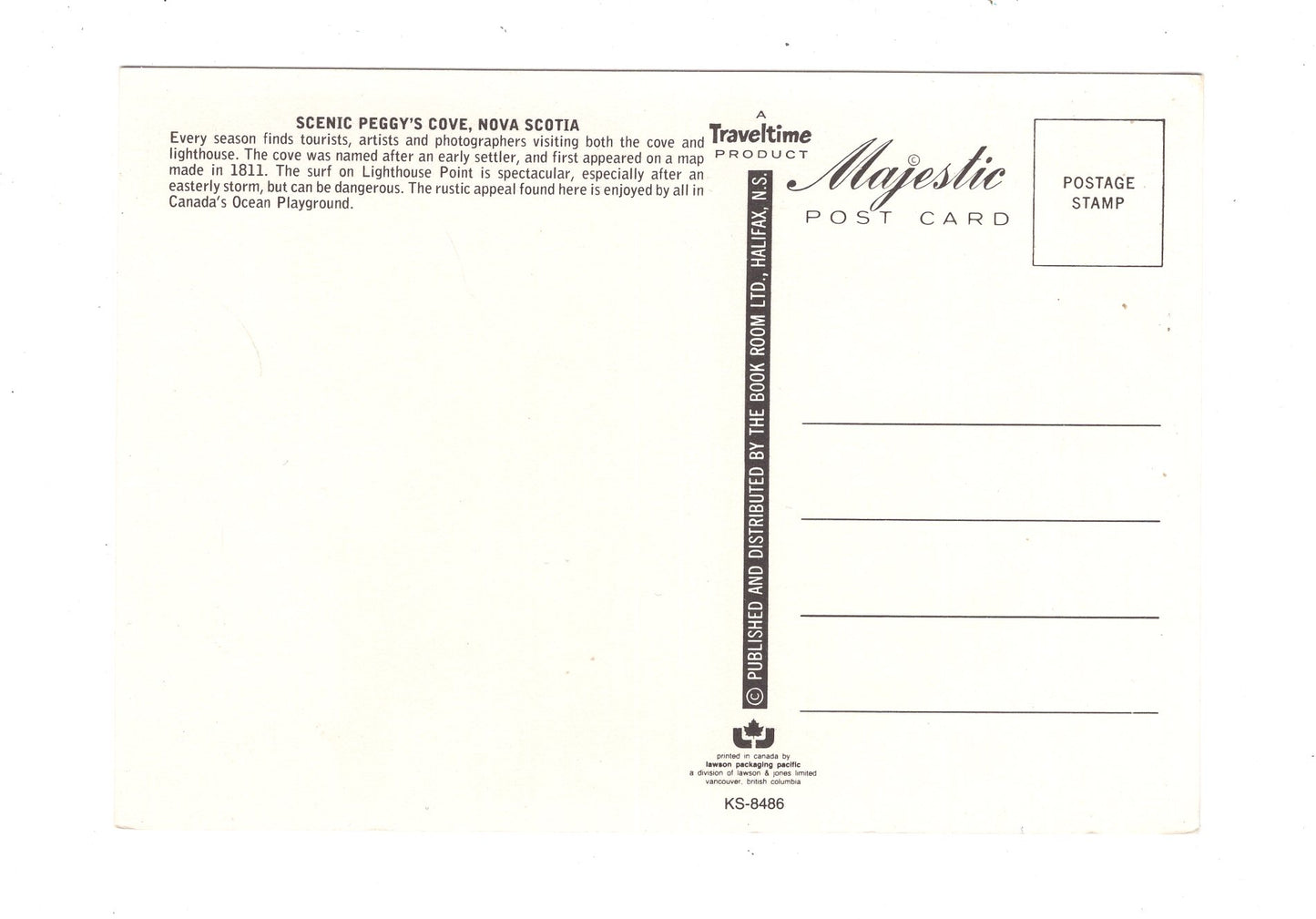 Ansichtskarte Lighthouse at Peggy´s Cove / Nova Scotia / Kanada