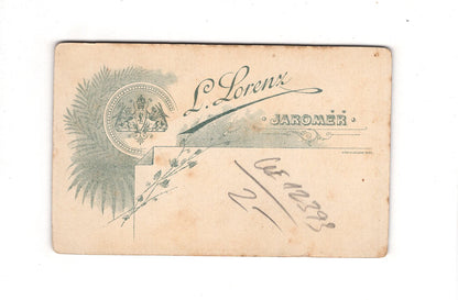 Fotografie Herrenportrait - Jaromer 1890er / CDV C1-21