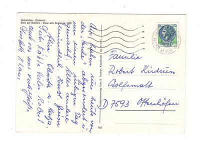 Ansichtskarte Seis am Schlern / Italien