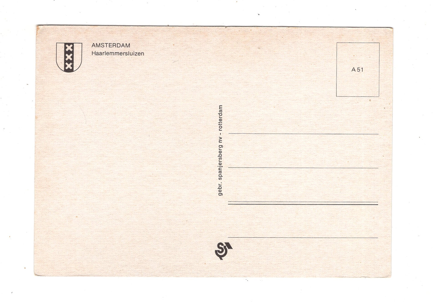 Ansichtskarte Amsterdam / Haarlemmersluizen / Niederlande / M1-69