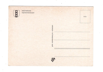 Ansichtskarte Amsterdam / Haarlemmersluizen / Niederlande / M1-69