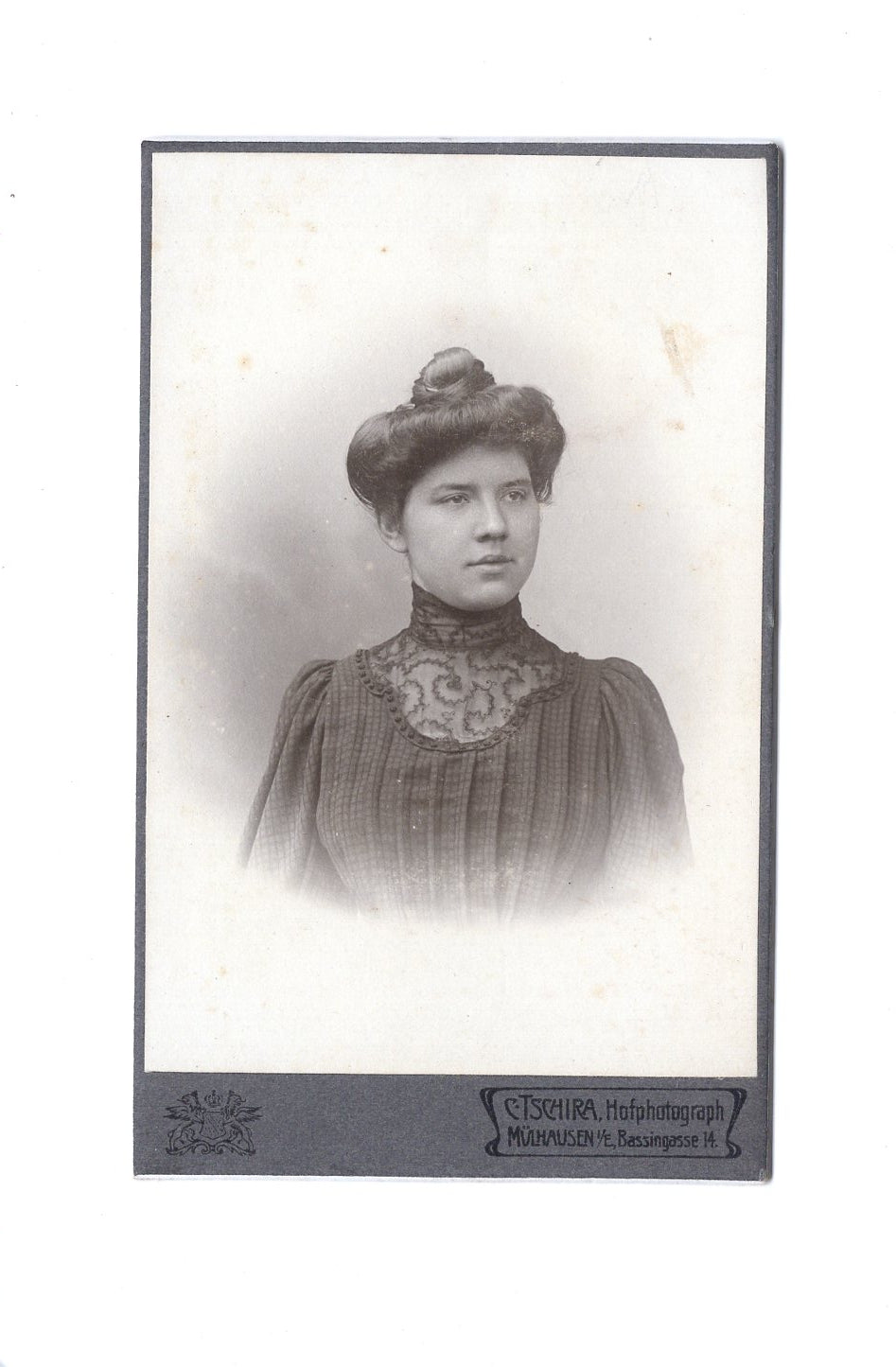 Fotografie Damenportrait - Mülhausen i. E. 1900er