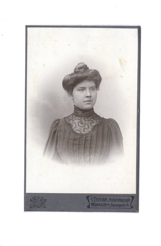 Fotografie Damenportrait - Mülhausen i. E. 1900er