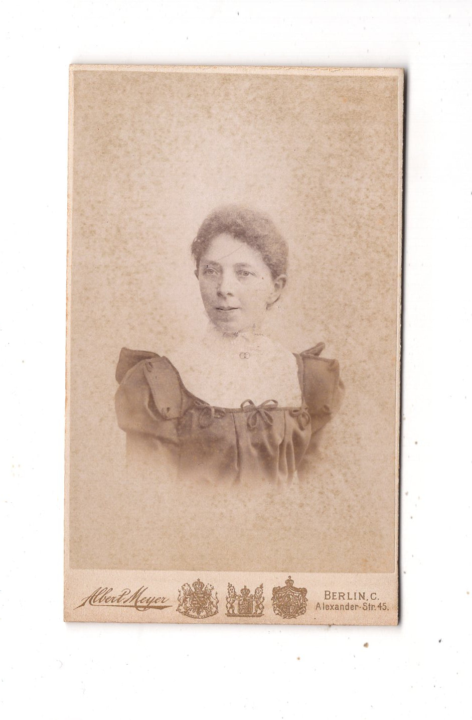 Fotografie Damenportrait - Berlin 1890er / CDV N1-13