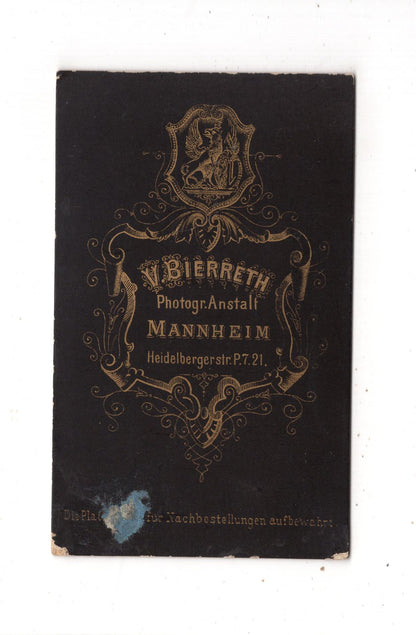 Fotografie Feine Dame - Mannheim um 1880