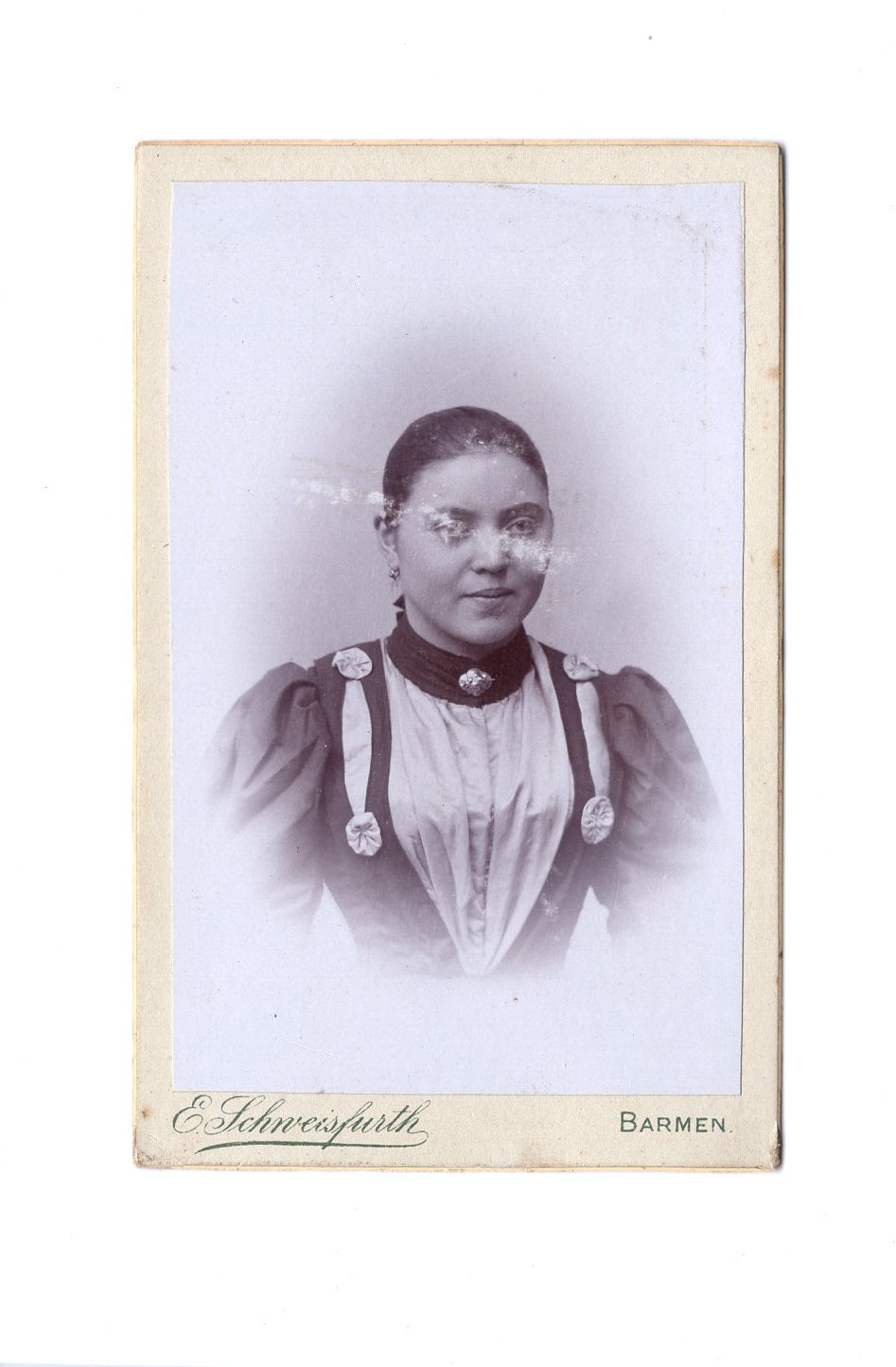 Fotografie Damenportrait - Barmen 1890er