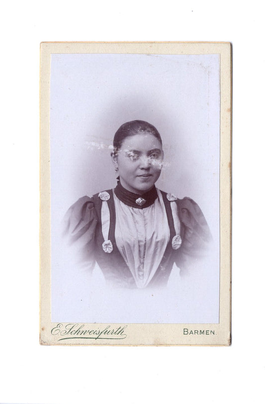 Fotografie Damenportrait - Barmen 1890er