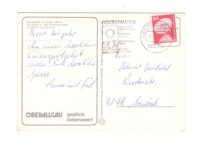Ansichtskarte Oberstaufen im Allgäu / H1-55