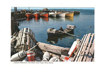 Ansichtskarte Lobster Fisherman / Nova Scotia / Kanada