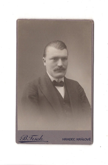 Fotografie Herrenportrait - Hradec Kralove 1910er / CDV C1-21