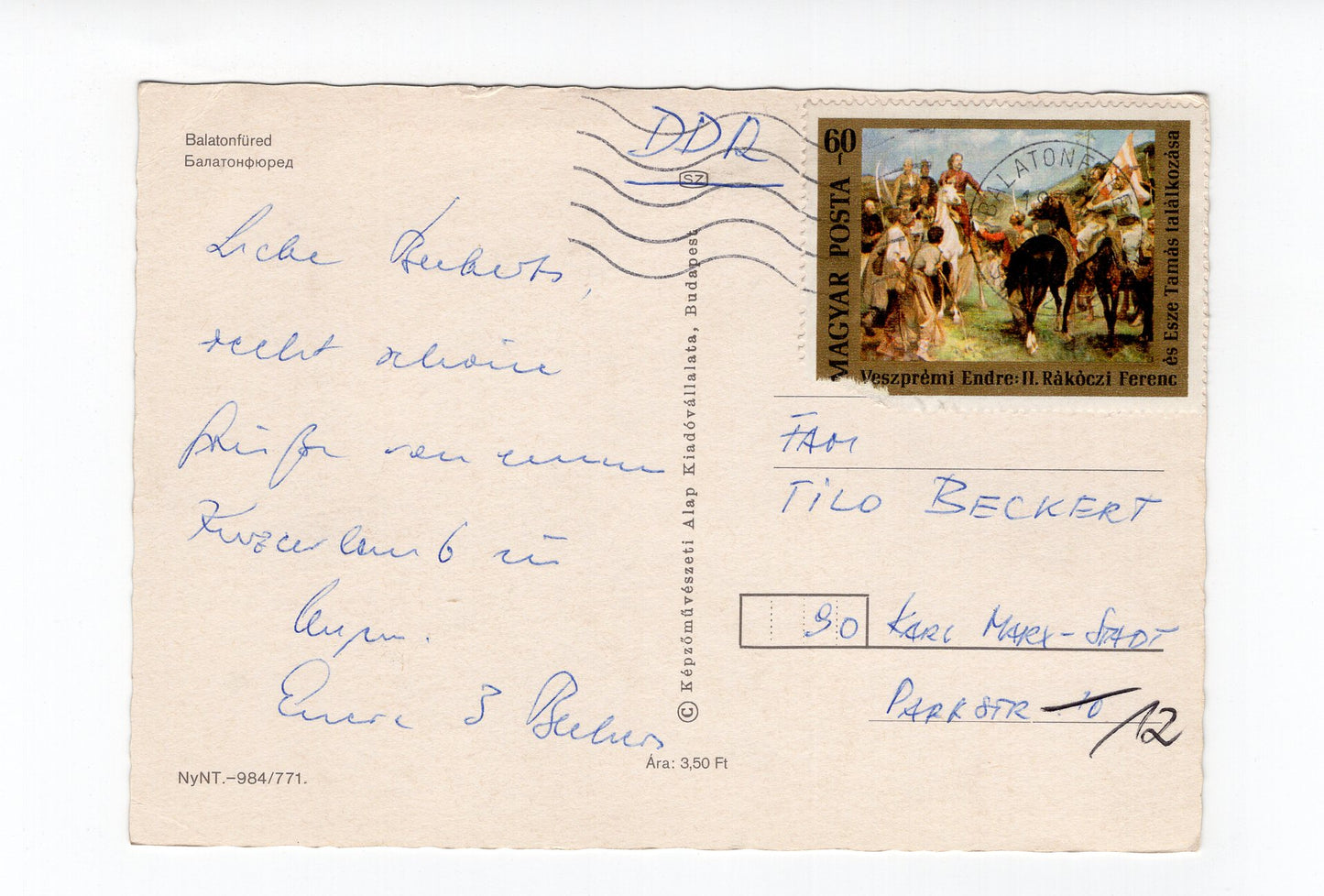 Ansichtskarte Balatonfüred / Ungarn