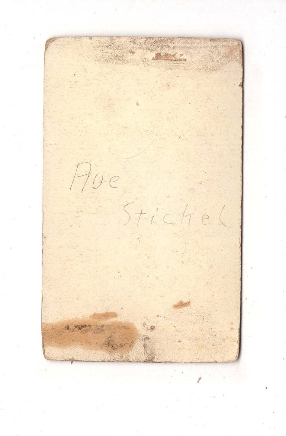 Fotografie Soldat - unbekannter Ort 1890er / CDV M1-06