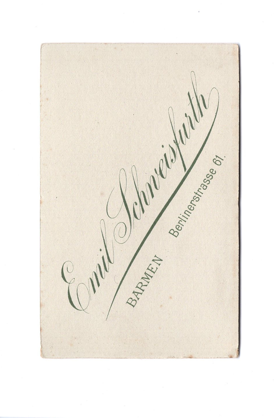 Fotografie Damenportrait - Barmen 1890er