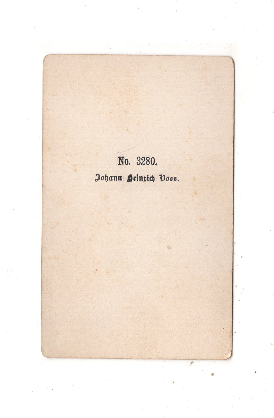 Fotografie Kunst / Johann Heinrich Voß - 1870er