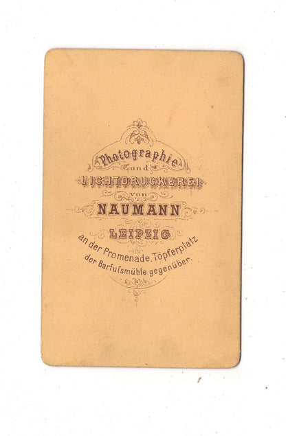 Fotografie Feine Dame - Leipzig 1870er / CDV L1-24