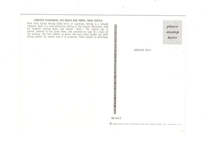 Ansichtskarte Lobster Fisherman / Nova Scotia / Kanada