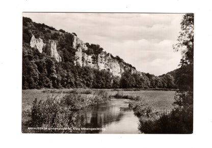 Ansichtskarte Anhausen im großen Lautertal / Kreis Münsingen