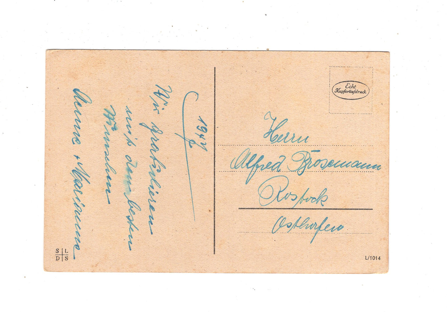 Ansichtskarte Glückwünsche / Glückwunsch zum Geburtstag / L1-57