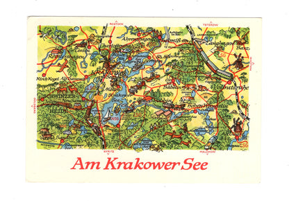 Ansichtskarte Am Krakower See