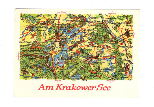 Ansichtskarte Am Krakower See
